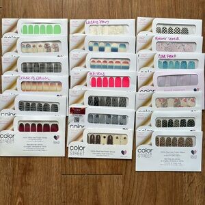 20 Sets - Color Street Nail Polish Strips